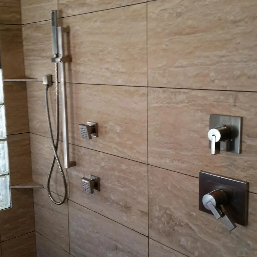 Shower fixture installation for Water Heater Replacement in Globe